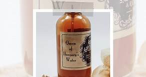 The list of uses for the the Queen of Hungary’s Water is so long.. you can use it as a toner to helps tighten the skin, balance the ph, and manage acne. You can use it to help neutralize the burn from a sunburn. You can use it for dry scalp. And in a pinch, you can use it for cuts and scrapes! #queenofhungarymist #facialtoner #organicskincare #apothecary #annasapothecary #herbalrecipes #herbalist #herbs #herbalism #applecidervinegar #skincare | Anna's Apothecary