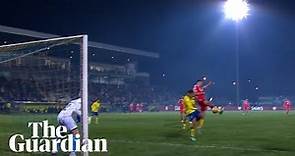 Benfica footballer Petar Musa scores Zlatan-esque backheel goal