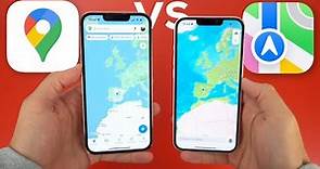 Google Maps vs Apple Maps ¿Cuál es mejor? Comparativa DEFINITIVA