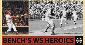 Johnny Bench World Series highlights | One of the best, most clutch players EVER!