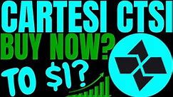 CTSI CARTESI MAJOR PRICE PUMP! CTSI PRICE PREDICTION & ANALYSIS! CTSI CARTESI PRICE FORECAST 2024