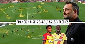TACTICAL ANALYSIS | Franck Haise's 3-4-3 / 3-2-2-3 RC Lens tactics