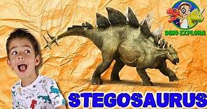 STEGOSAURUS | Dinosaurios para niños | vídeos educativos DINOEXPLORA