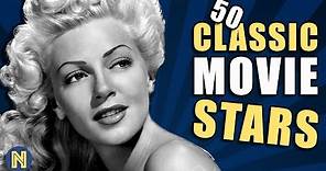 50 CLASSIC MOVIE STARS | Tribute To Hollywood's Golden Age