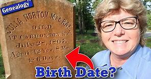 Date Calculator: Find the Birth Date from Age and Death Date
