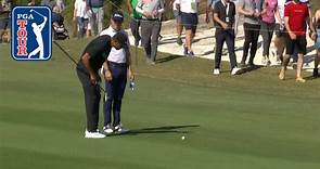 Tournament host Tiger Woods teases Justin Thomas at Hero World Challenge 2019