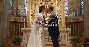 The Most Beautiful CATHOLIC Wedding | Clare & Ian | Sony A7SIII Wedding | Pittsburgh PA