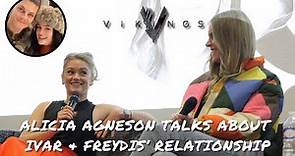Alicia Agneson talks about Ivar and Freydis relationship in Vikings