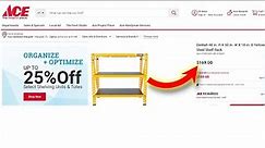 Ace Hardware DeWalt/Craftsman Shelves BEAT Home Depot, Amazon Price!