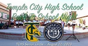 August 22, 2023 – Temple City High School Back to School Night