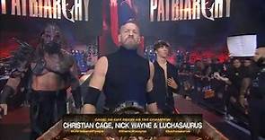 Christian Cage Full Heel Mode Entrance At Aew Full gear 2023