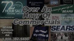 Over an hour of Sears commercials (no loop)