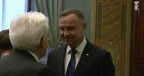 Mattarella incontra il Presidente della Repubblica di Polonia, S.E. il Signor Andrzej Duda