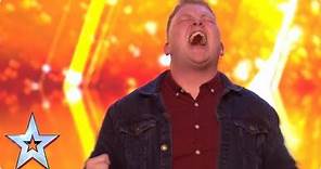 Gruffydd wows with OUT OF THIS WORLD vocals and bags a GOLDEN BUZZER! | Auditions | BGT 2018