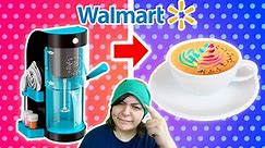 Testing Walmart Coffee Art!