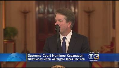 Supreme Court Nominee Kavanaugh Questioned Nixon Watergate Tapes Decision