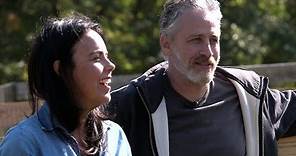 Jon Stewart and wife on life after "Daily Show"