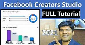 Facebook creator studio full tutorial (Complete Guide - 2021)