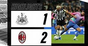 Newcastle United 1 AC Milan 2 | UEFA Champions League Highlights