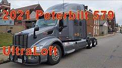 Tour New 2021 Peterbilt 579 UltraLoft Semi