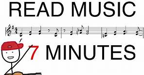 Read Sheet Music in 7 MINUTES! (guitar)