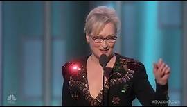 Meryl Streep powerful speech at the Golden Globes 2017