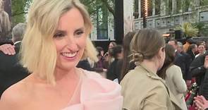 Laura Carmichael arrives at the premiere of Downton Abbey : A New Era