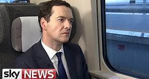 Chancellor George Osborne On His Visit To China