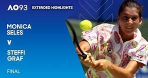 Monica Seles v Steffi Graf Extended Highlights | Australian Open 1993 Final