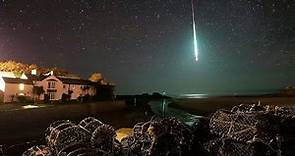 Impresionantes imágenes de la entrada de un meteorito en la atmósfera
