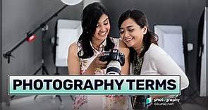 Glossary of Photography Terms for Beginners
