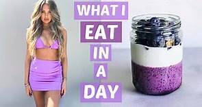 WHAT I EAT IN A DAY ( TO GET BACK IN SHAPE ) | Romee Strijd