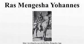Ras Mengesha Yohannes