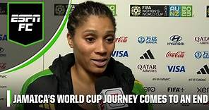 Chantelle Swaby ‘proud’ of Jamaica’s Women’s World Cup campaign despite exit vs. Colombia | ESPN FC