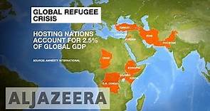 Ten countries ‘host half of world's refugees’