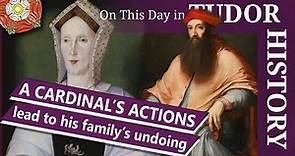 November 4 - A cardinal's actions lead to his family's undoing