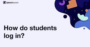 SplashLearn - How Do Students Log In?