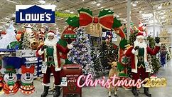 Lowe's Christmas Decorations 2023 Full Store Walkthrough | Disney Christmas Decor