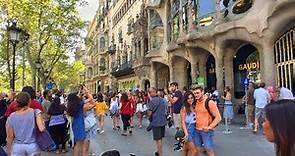Walking Barcelona’s Passeig de Gràcia and Rambla de Catalunya