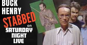 Buck Henry on Being STABBED by John Belushi on Saturday Night Live!