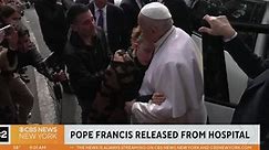 Pope Francis released from hospital