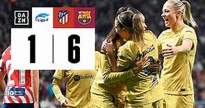 Atlético de Madrid vs FC Barcelona (1-6) | Resumen y goles | Highlights Liga F