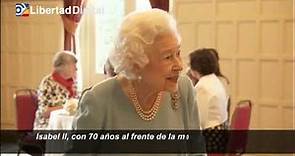 Isabel II celebra sus 70 años como reina