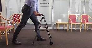 WALKING WITH A ZIMMER FRAME