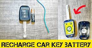 Recharge Car Key With AAA Battery And a Wire at Home | DIY