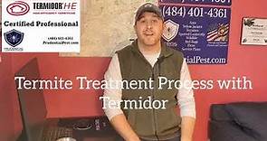Termite Treatment Process using TERMIDOR