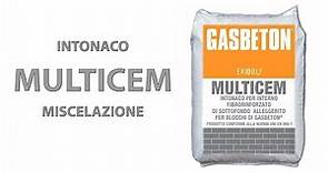Intonaco Multicem - Specifico per GASBETON