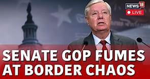 Senator Lindsey Graham LIVE | Senate Republican Press Conference on Border Security | N18L | US News