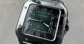 Cartier Santos de Cartier Medium WSSA0061 Green Dial Cartier Watch Review