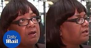 Moment Diane Abbott blunders over numbers AGAIN - Daily Mail